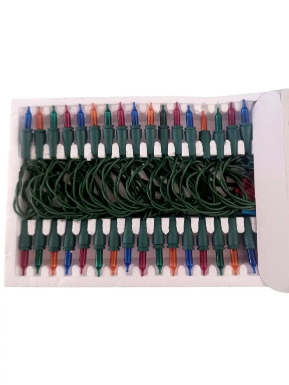 NEW GE Merry Midget 35 Light Set Vintage Christmas Multicolor String Lights Vtg